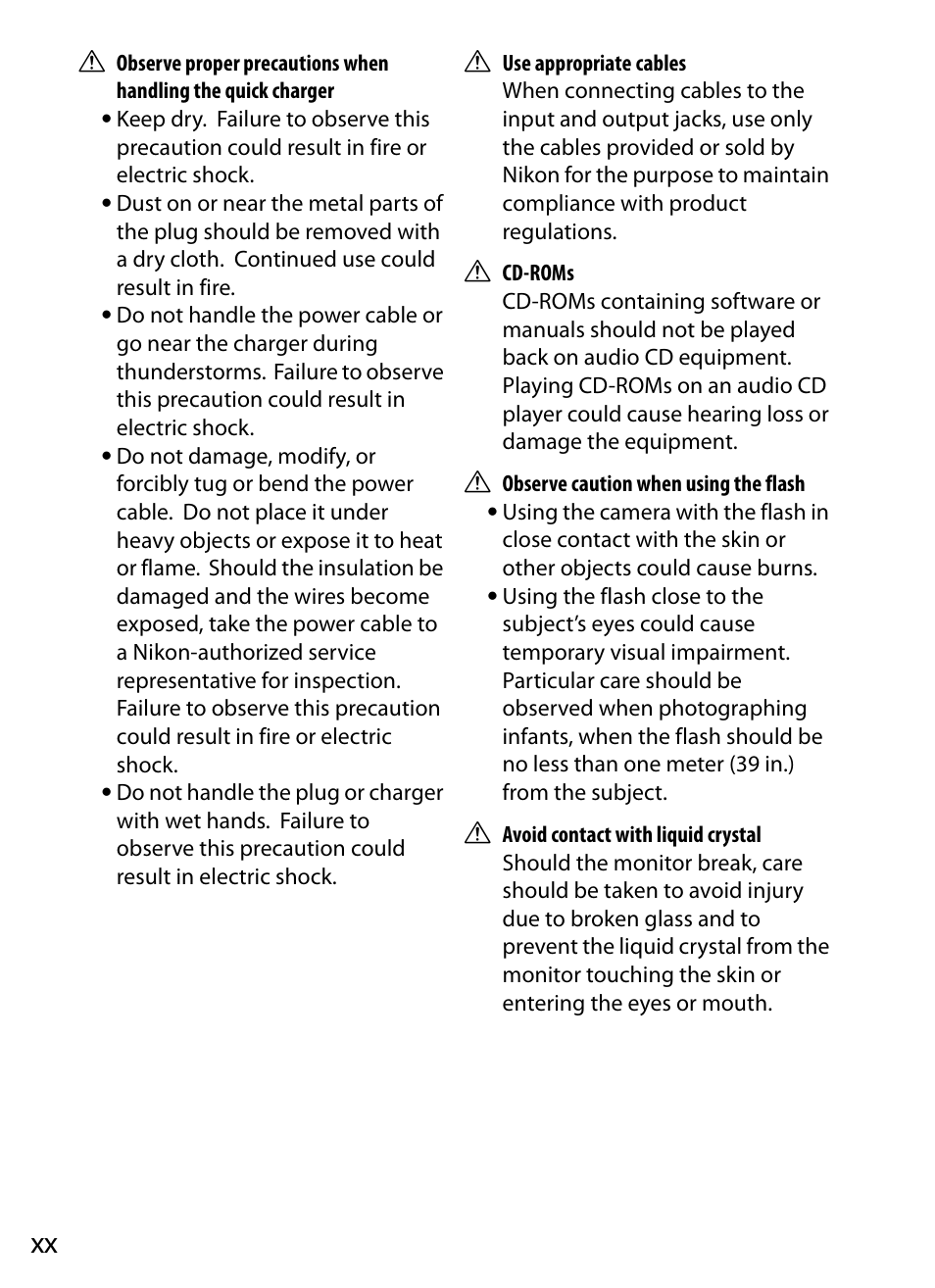 Nikon D700 User Manual | Page 22 / 472