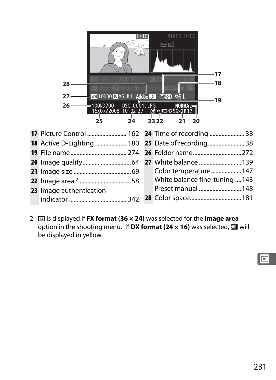 Nikon D700 User Manual | Page 257 / 472
