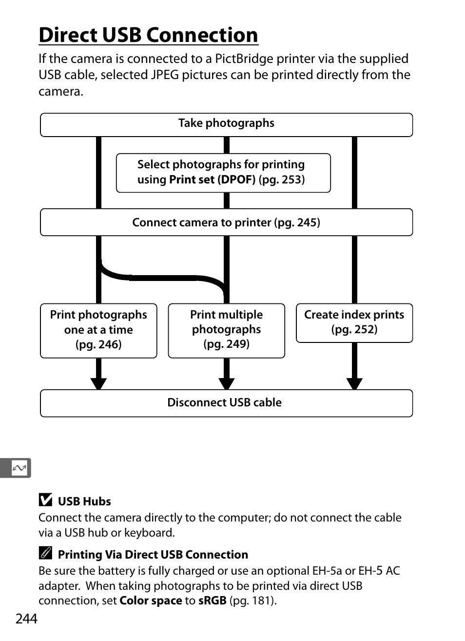 Direct usb connection | Nikon D700 User Manual | Page 270 / 472