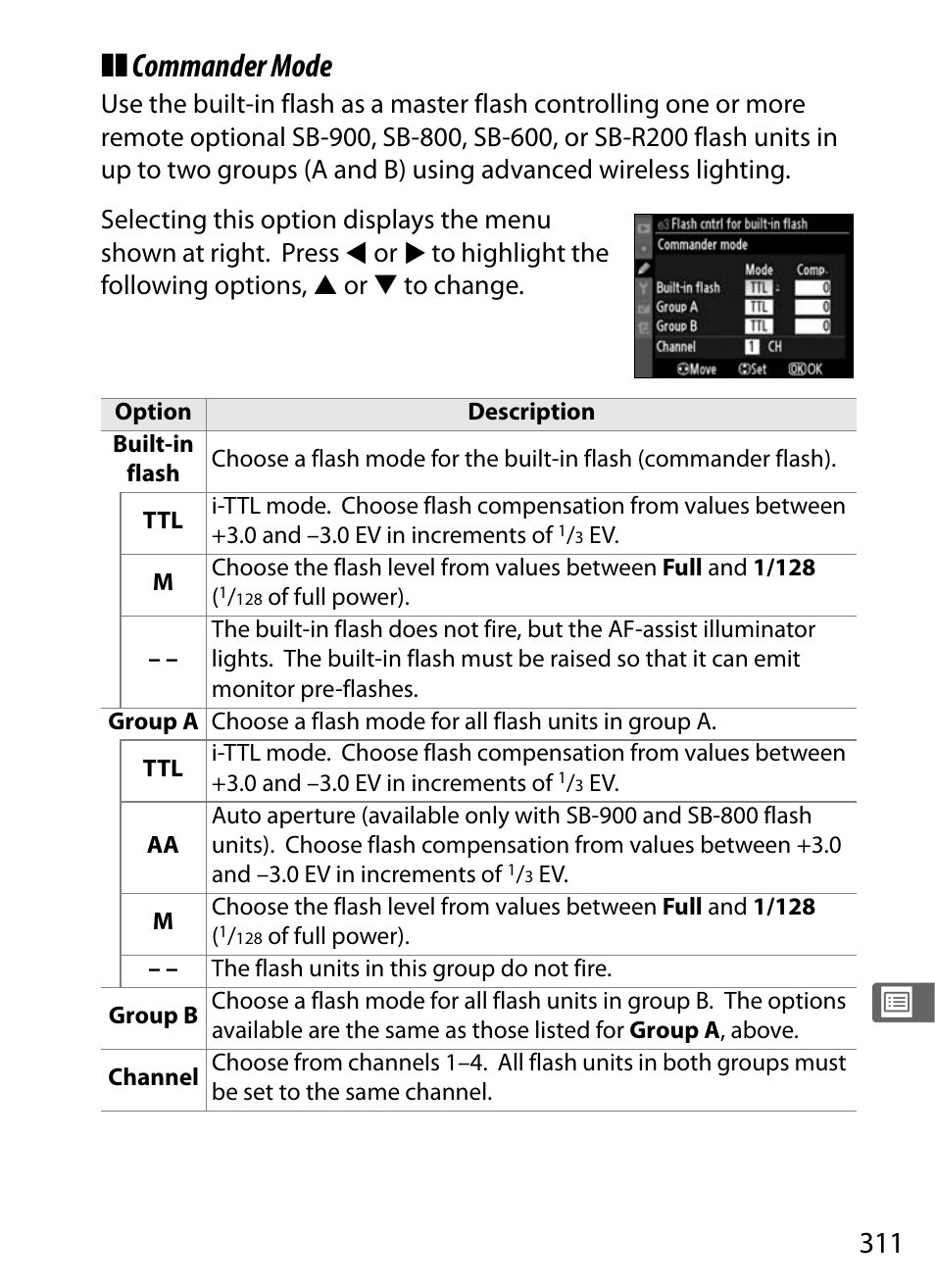 Commander mode | Nikon D700 User Manual | Page 337 / 472