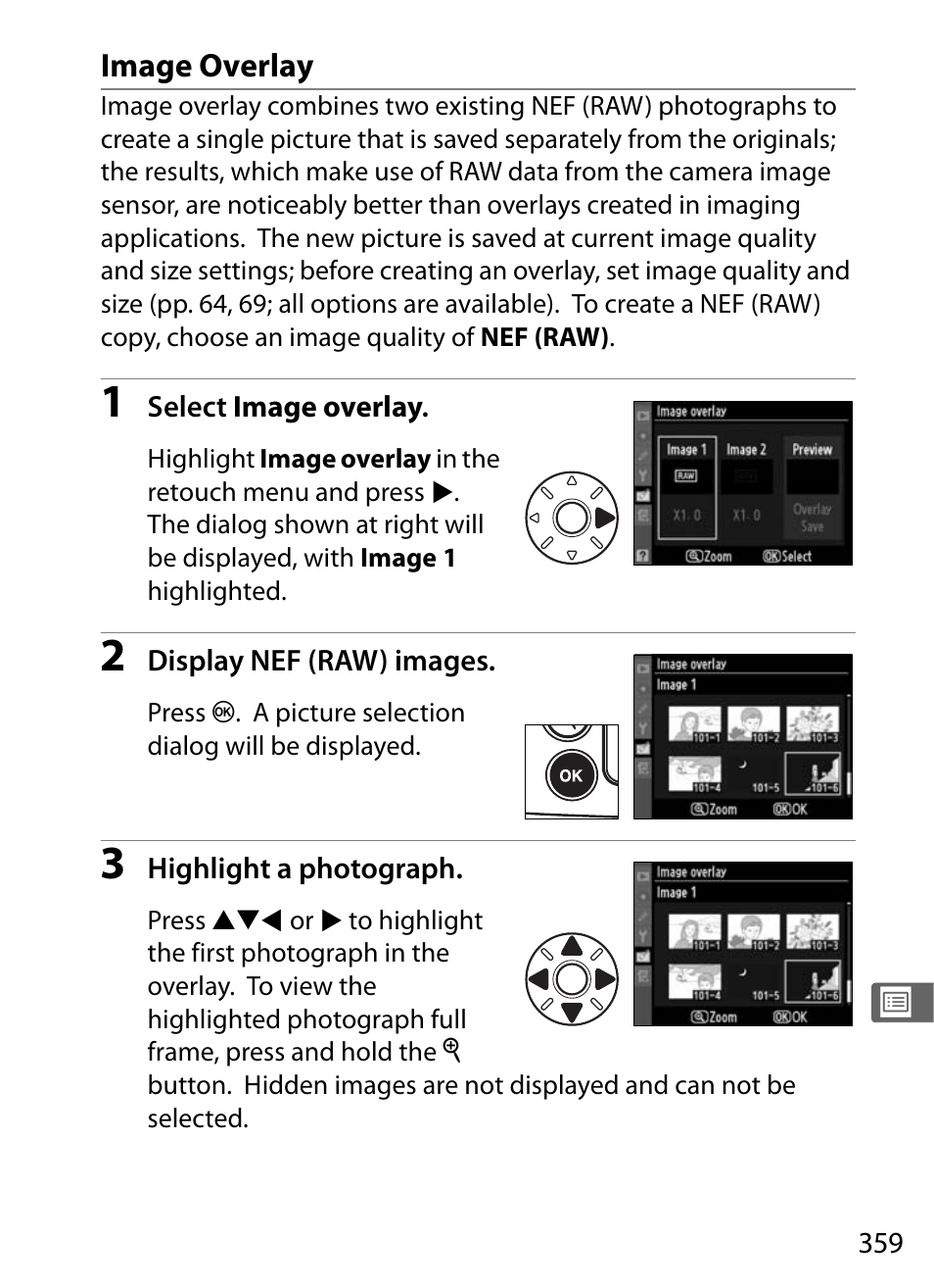 Image overlay | Nikon D700 User Manual | Page 385 / 472
