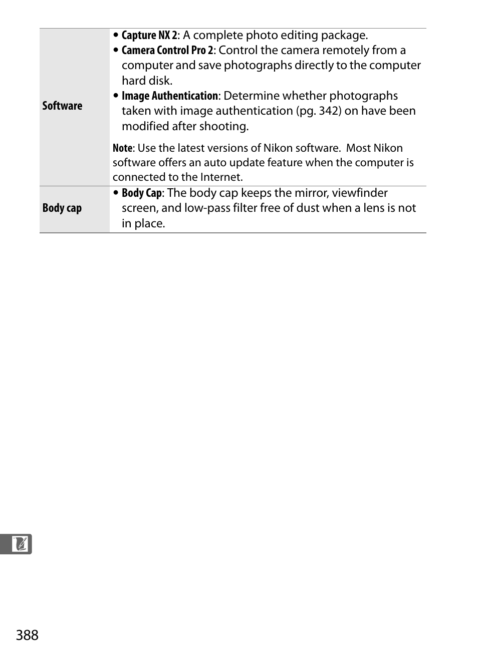 Nikon D700 User Manual | Page 414 / 472