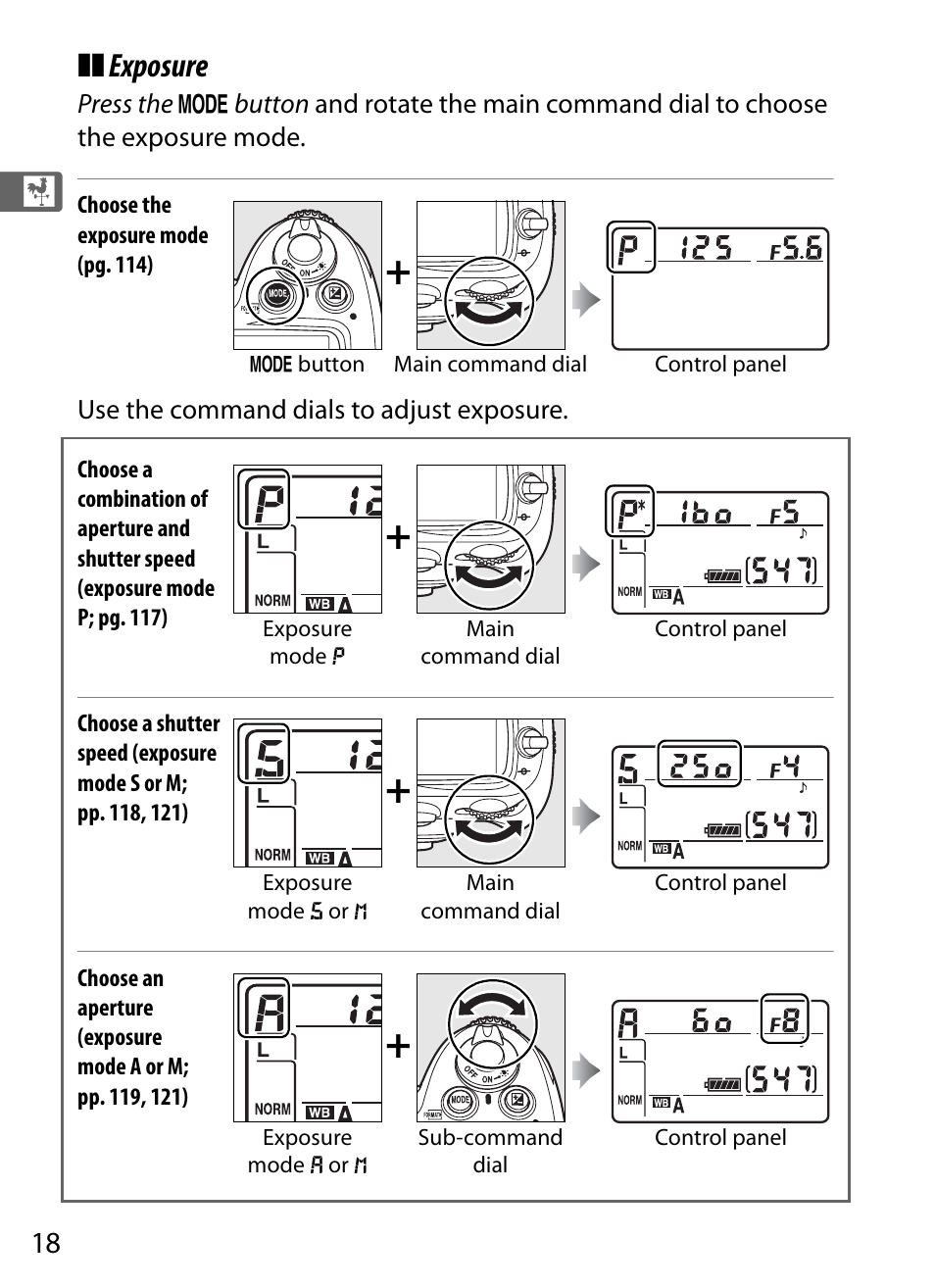 Exposure | Nikon D700 User Manual | Page 44 / 472