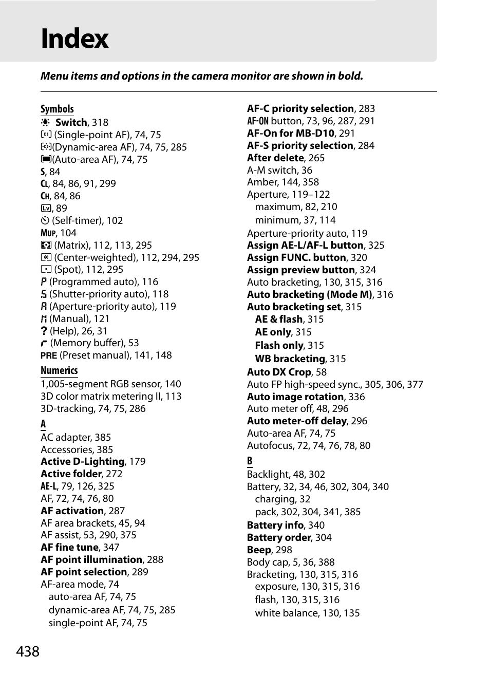 Index | Nikon D700 User Manual | Page 464 / 472
