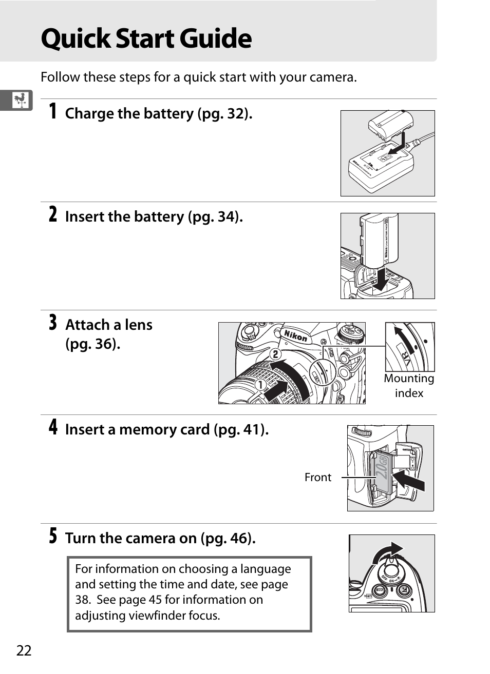 Quick start guide | Nikon D700 User Manual | Page 48 / 472