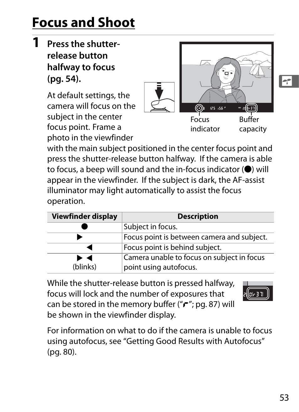Focus and shoot | Nikon D700 User Manual | Page 79 / 472