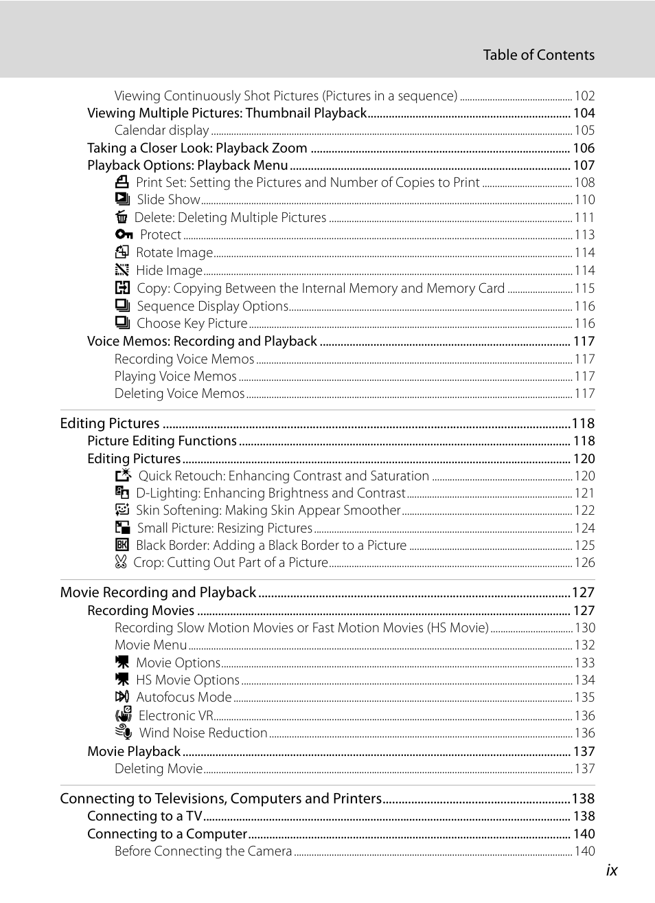 Nikon COOLPIX-P100 User Manual | Page 11 / 216