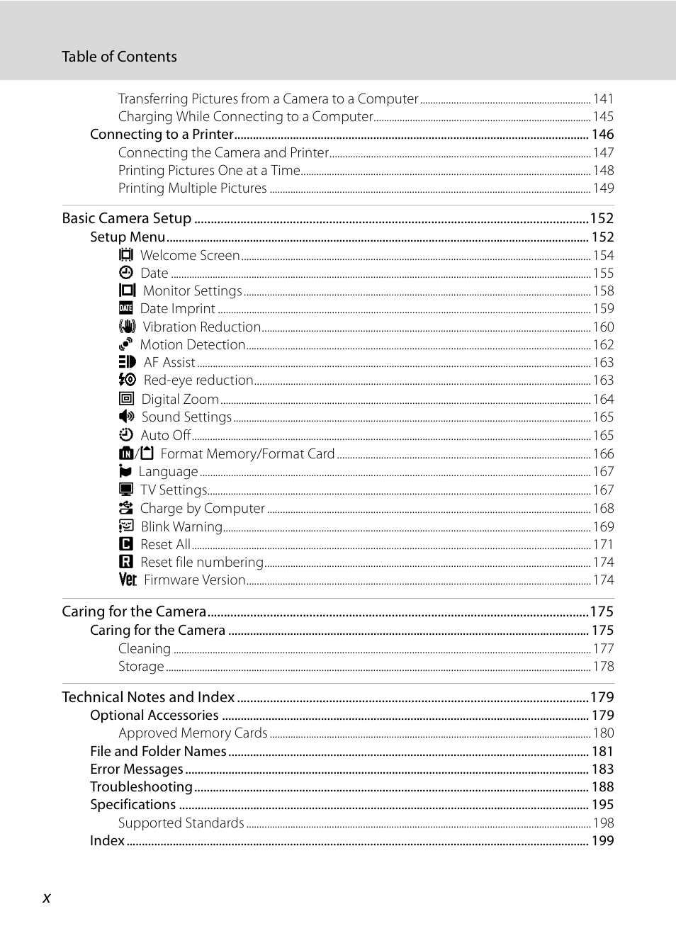 Nikon COOLPIX-P100 User Manual | Page 12 / 216