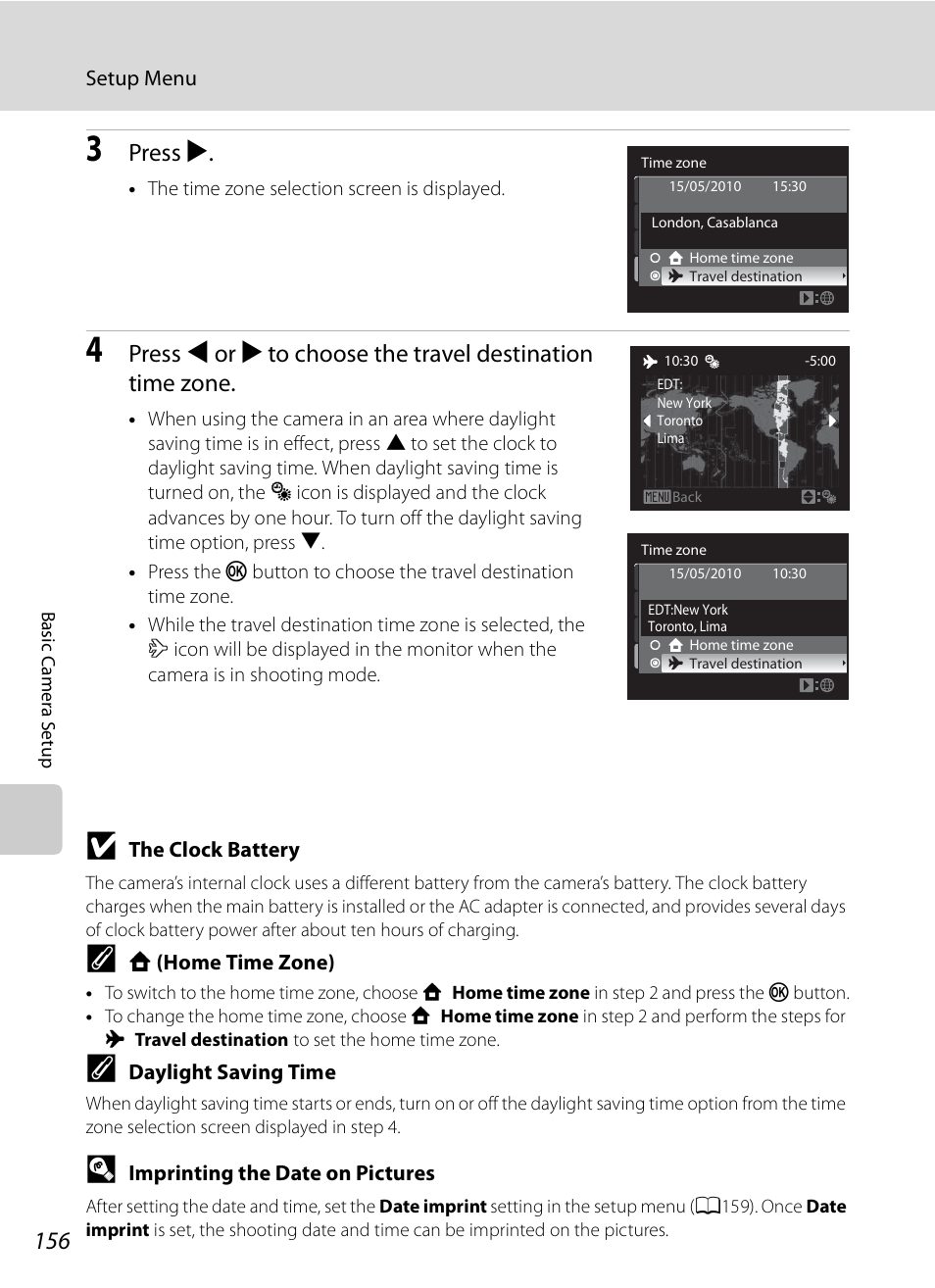 A156), Press k | Nikon COOLPIX-P100 User Manual | Page 168 / 216