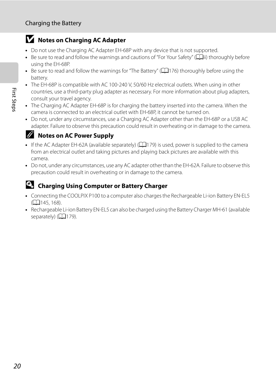 Nikon COOLPIX-P100 User Manual | Page 32 / 216