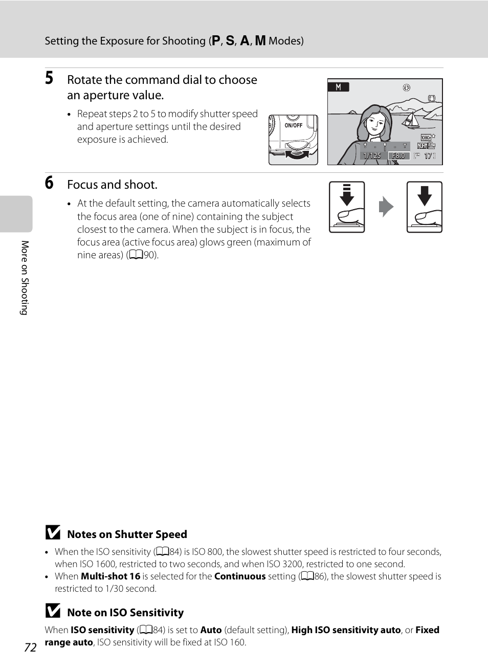 Focus and shoot | Nikon COOLPIX-P100 User Manual | Page 84 / 216