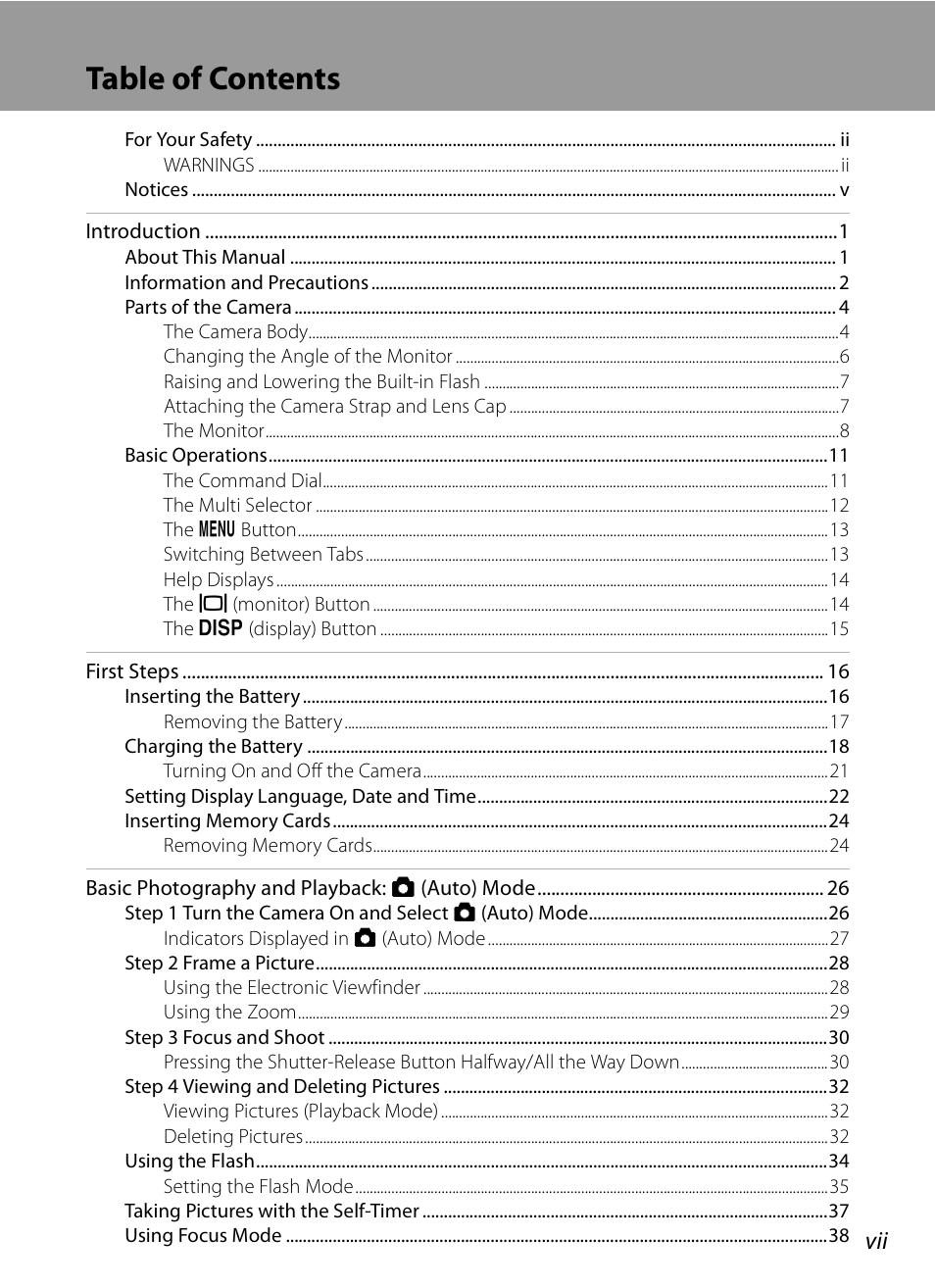 Nikon COOLPIX-P100 User Manual | Page 9 / 216