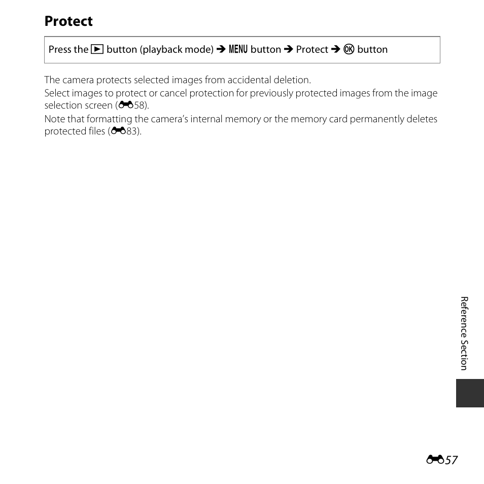 Protect | Nikon S6800 User Manual | Page 169 / 240