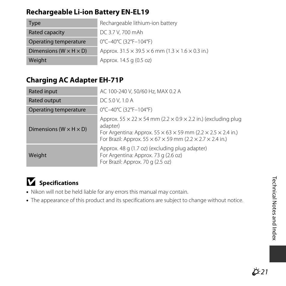 Nikon S6800 User Manual | Page 229 / 240
