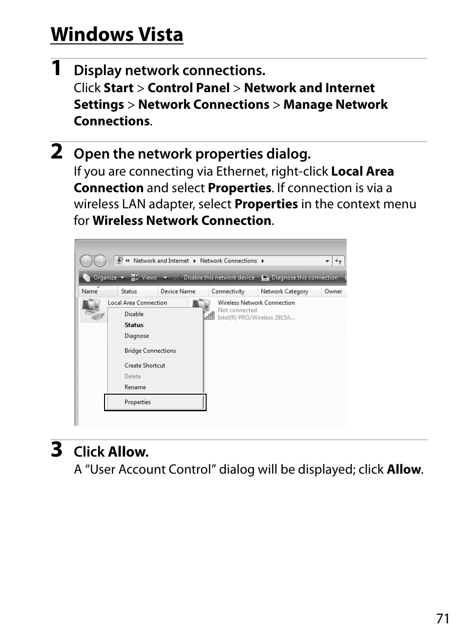 Windows vista | Nikon D4S User Manual | Page 81 / 100