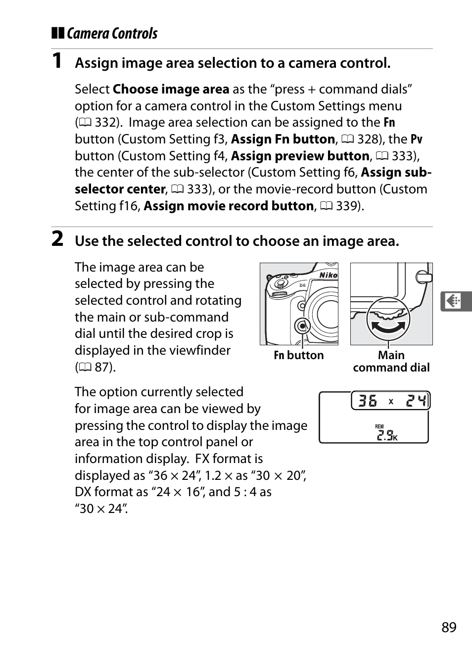 Camera controls | Nikon D4 User Manual | Page 115 / 484