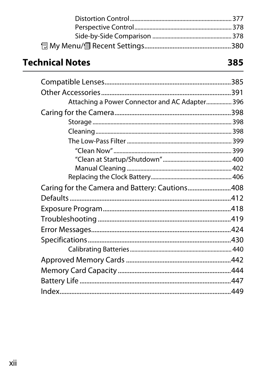Nikon D4 User Manual | Page 14 / 484