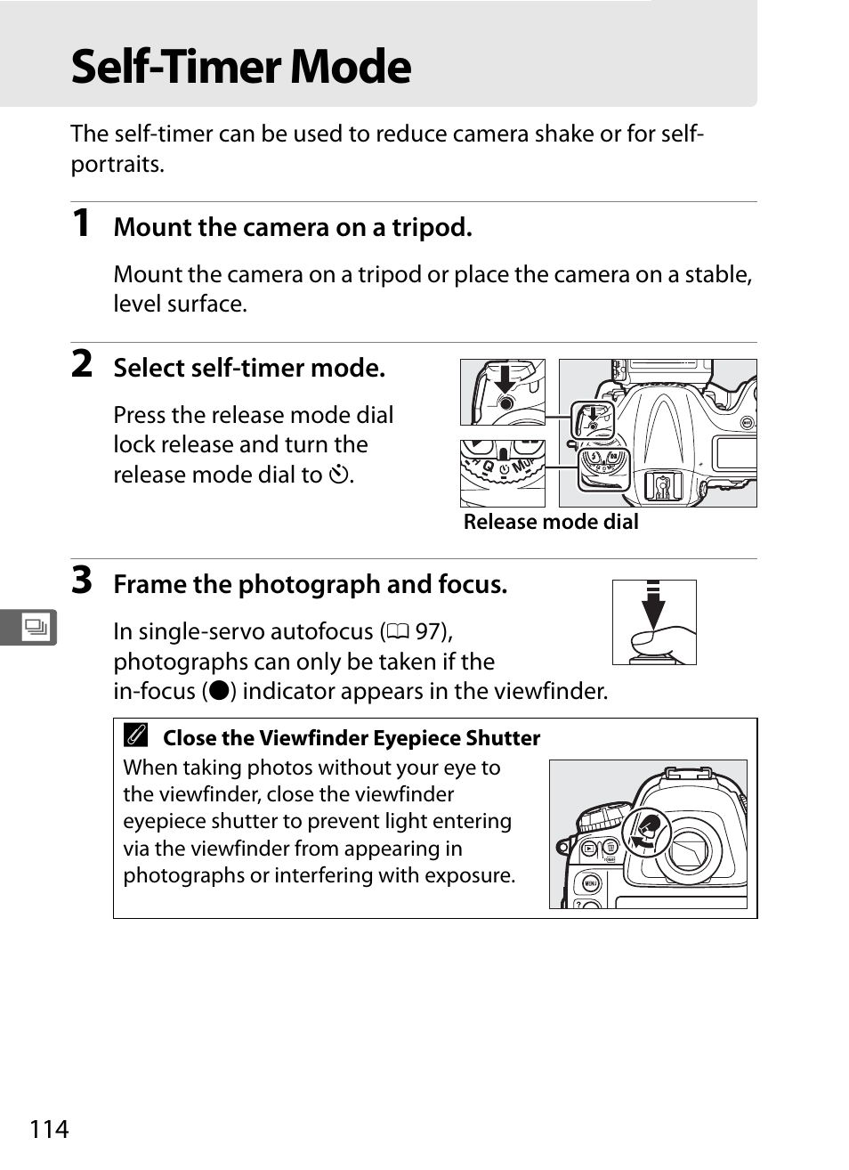 Self-timer mode, E shutter | Nikon D4 User Manual | Page 140 / 484