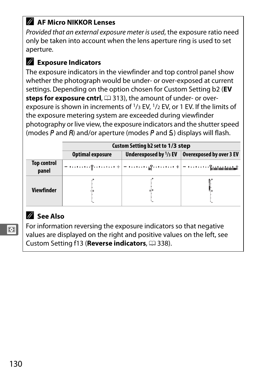 0 130) sh | Nikon D4 User Manual | Page 156 / 484