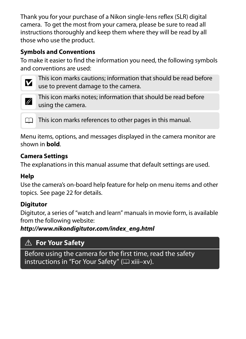 Nikon D4 User Manual | Page 2 / 484