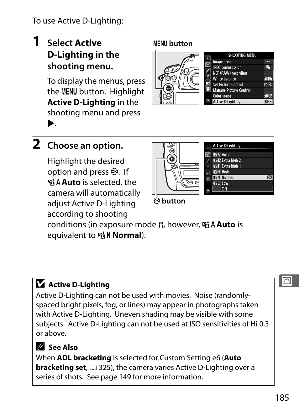 Nikon D4 User Manual | Page 211 / 484