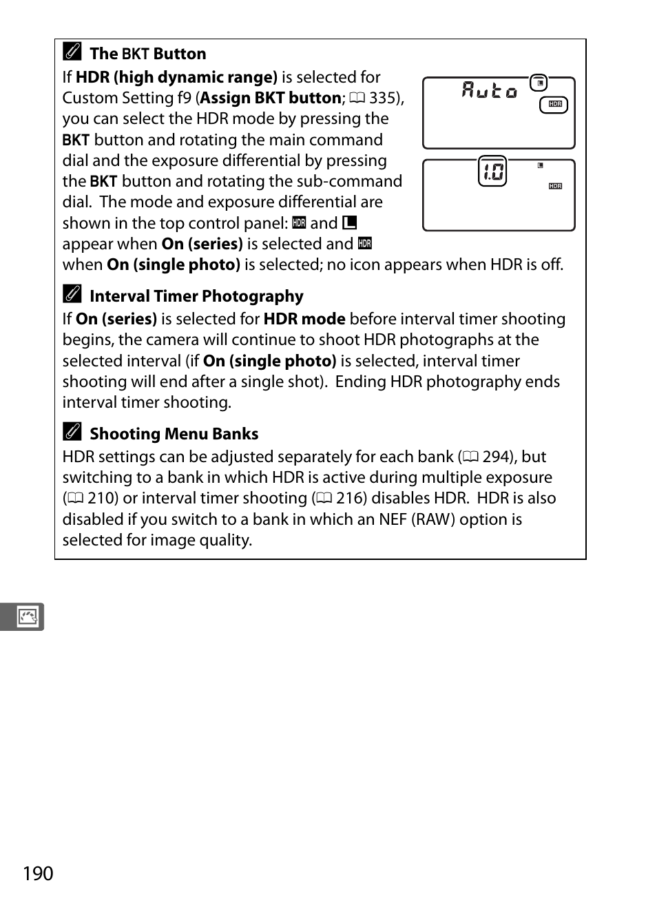 Nikon D4 User Manual | Page 216 / 484