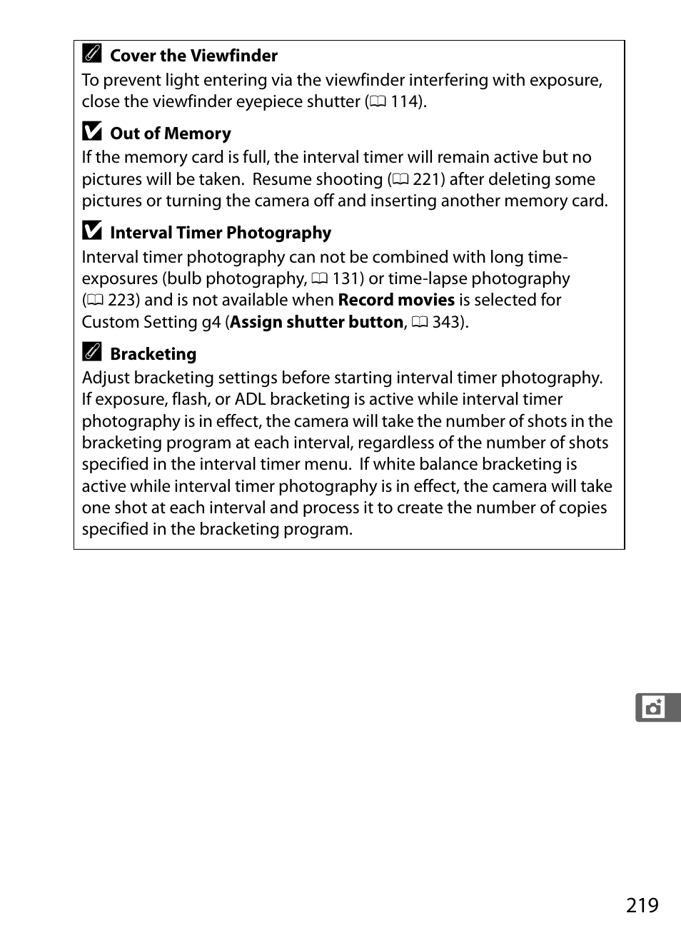 Nikon D4 User Manual | Page 245 / 484