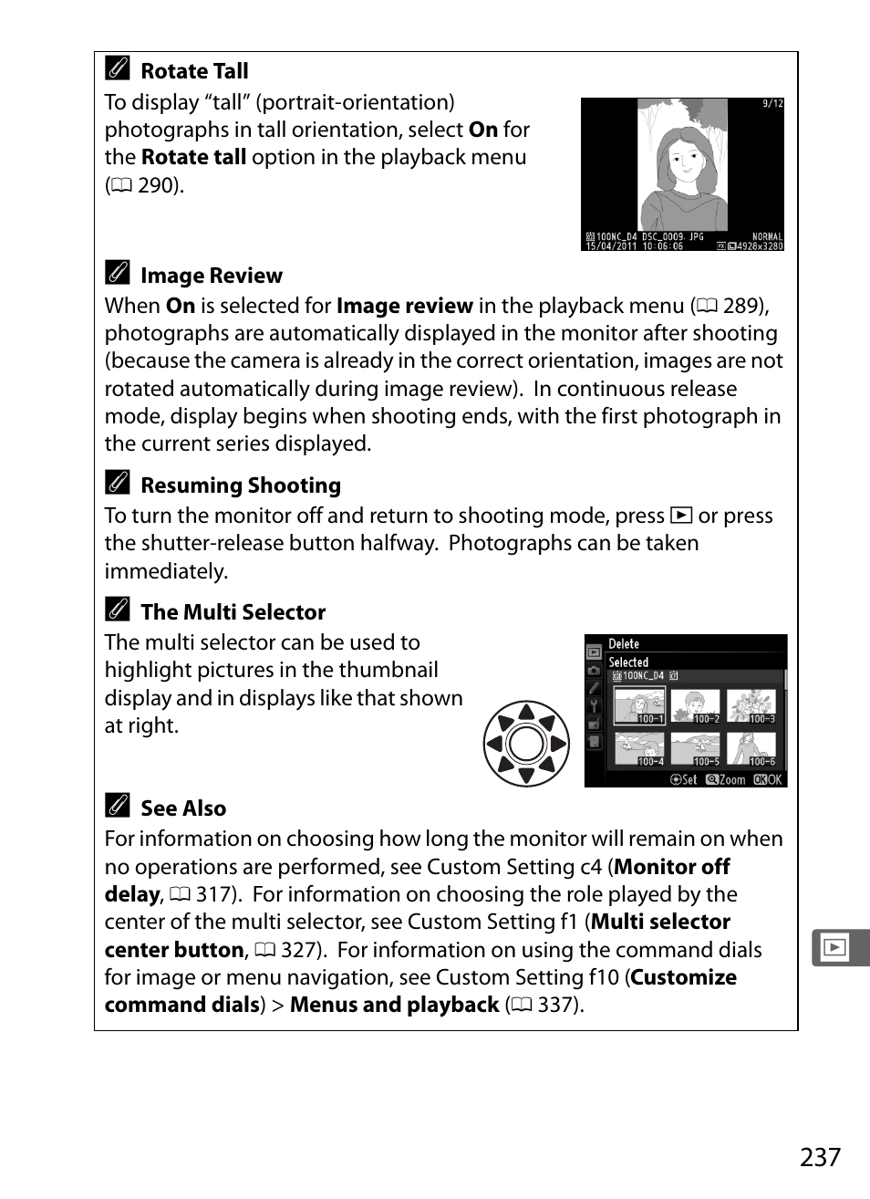 Nikon D4 User Manual | Page 263 / 484