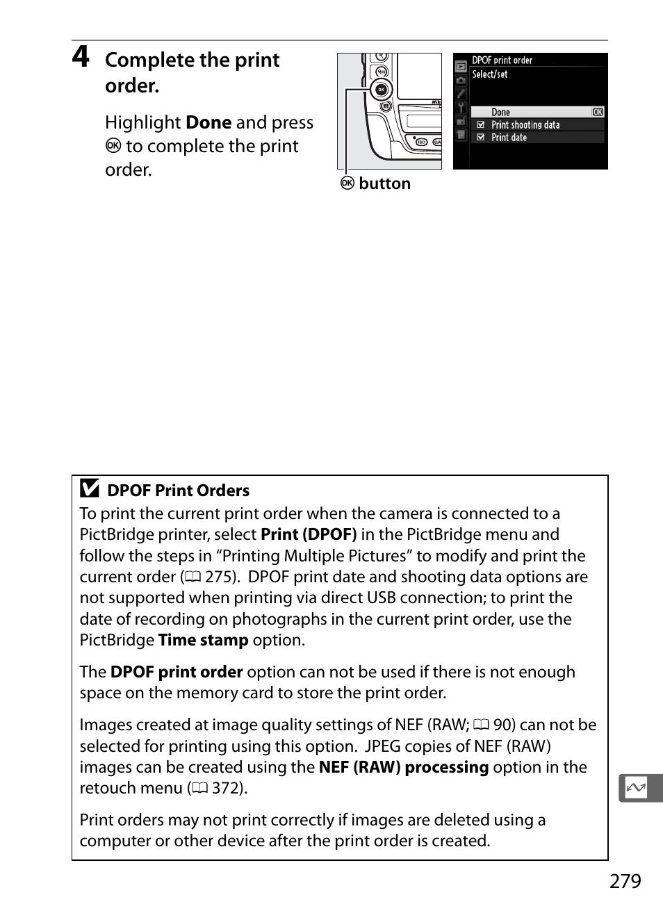 Nikon D4 User Manual | Page 305 / 484