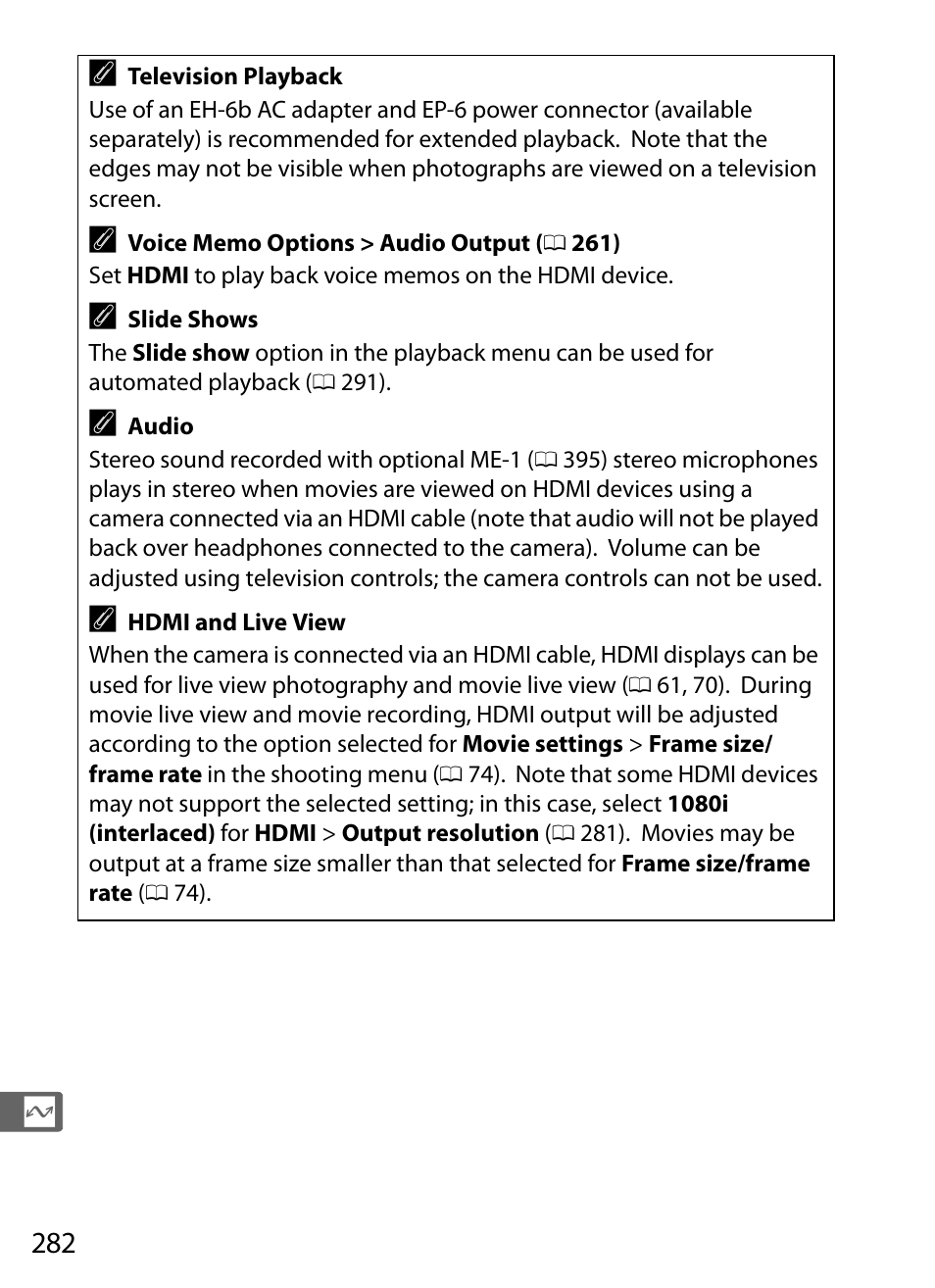Nikon D4 User Manual | Page 308 / 484