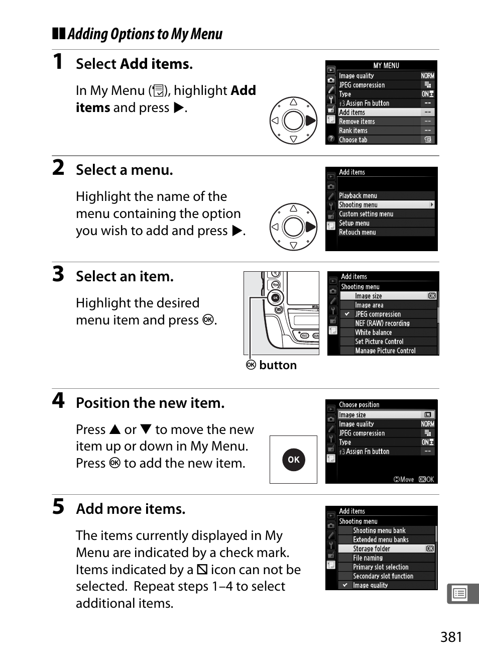 Nikon D4 User Manual | Page 407 / 484