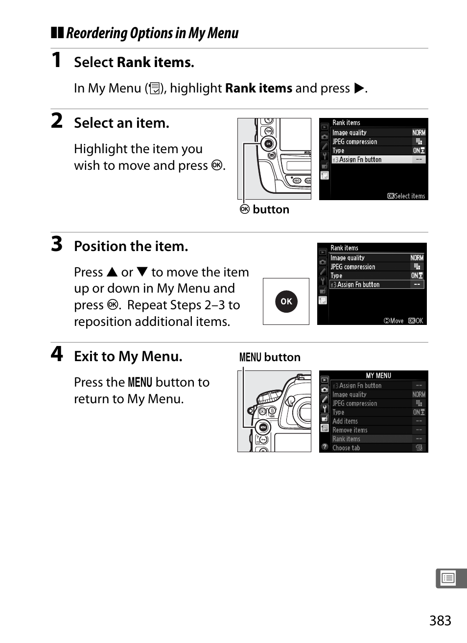 Nikon D4 User Manual | Page 409 / 484