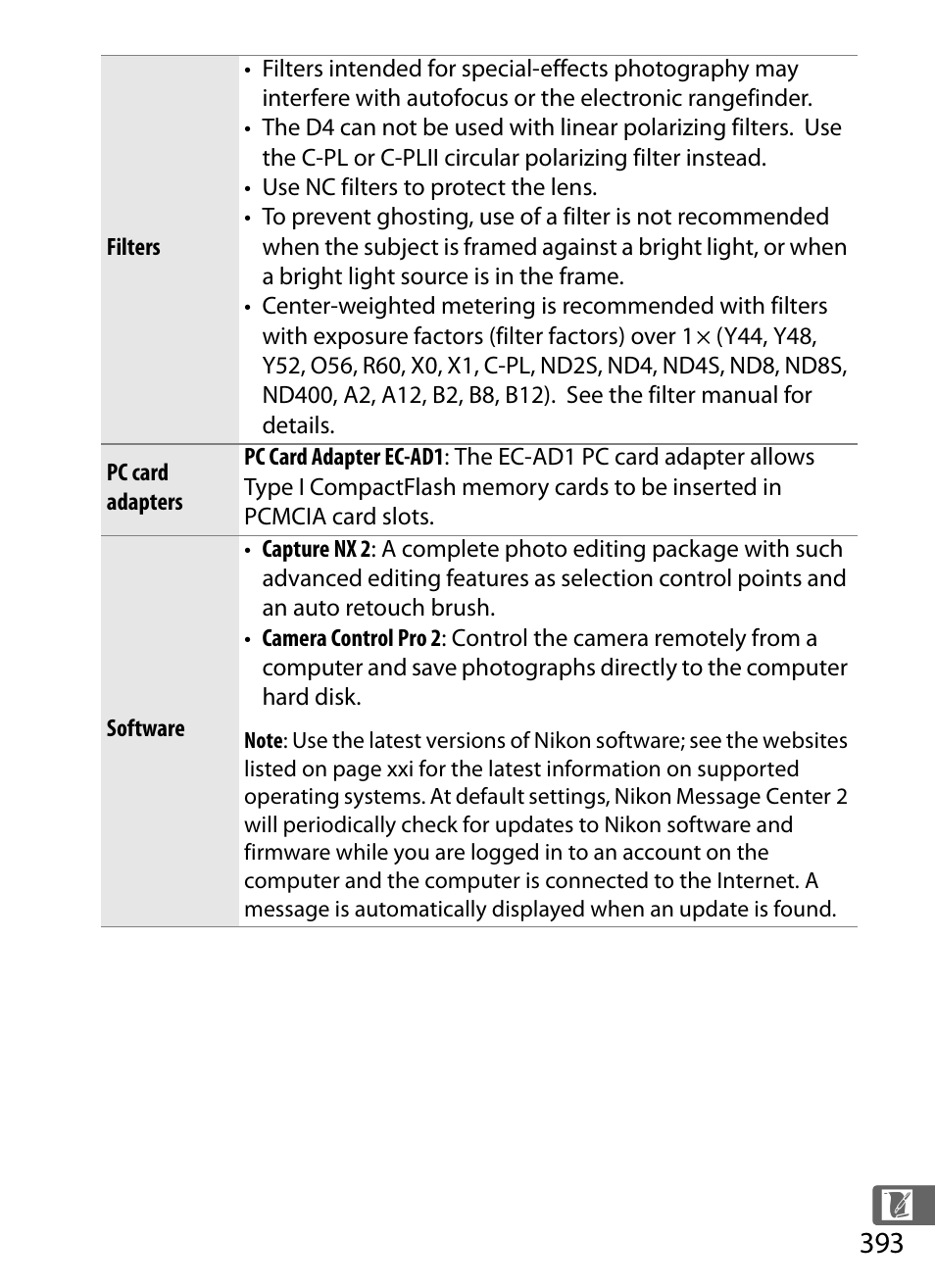 Nikon D4 User Manual | Page 419 / 484