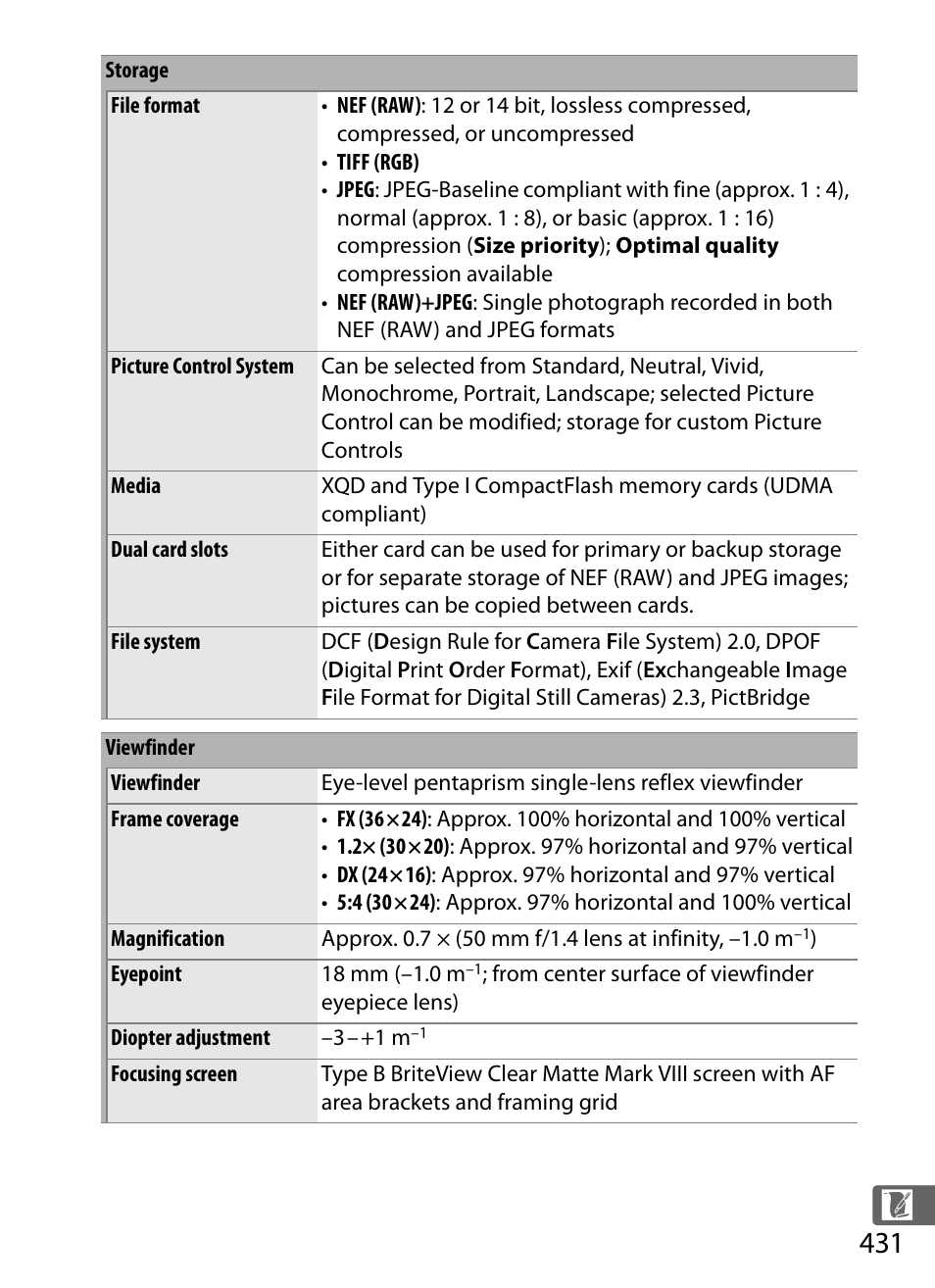 Nikon D4 User Manual | Page 457 / 484