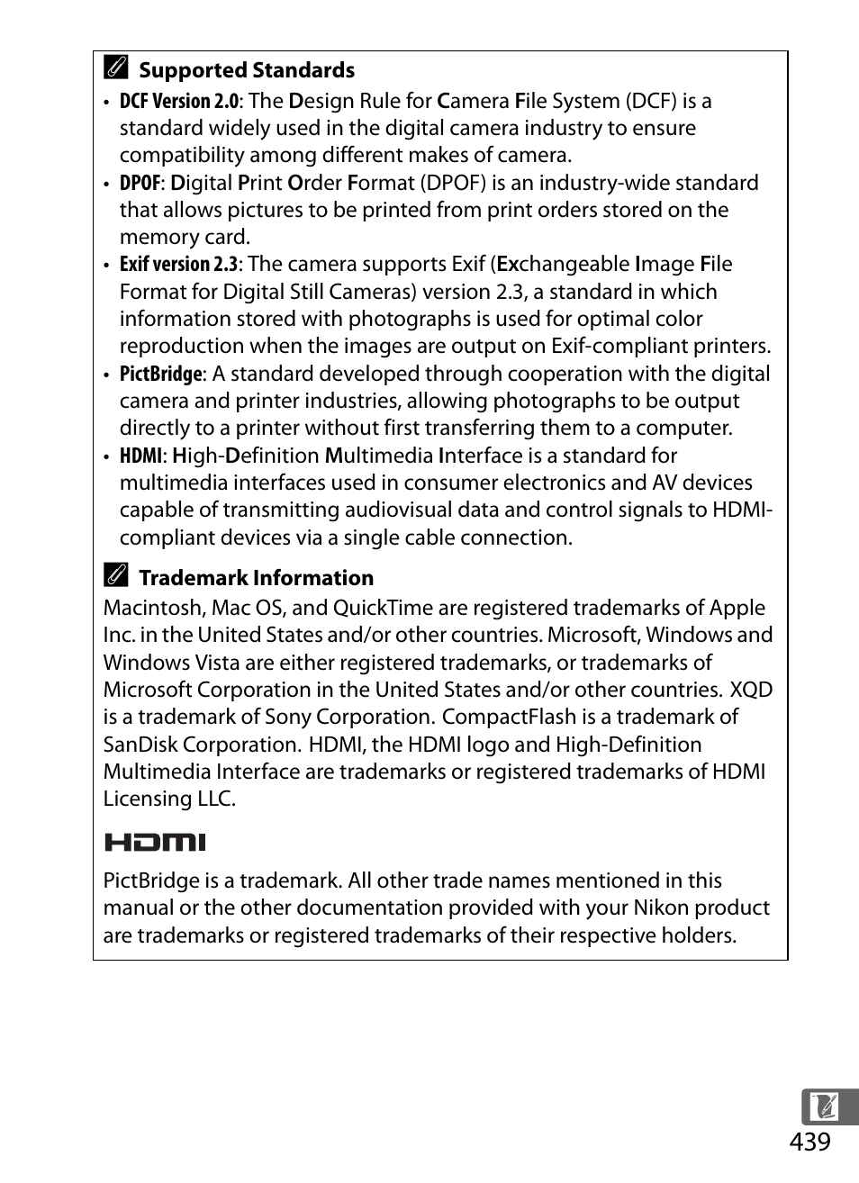 Nikon D4 User Manual | Page 465 / 484