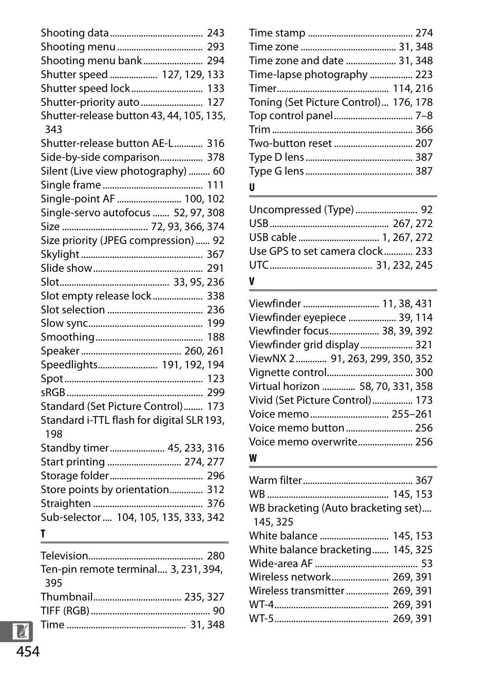 Nikon D4 User Manual | Page 480 / 484