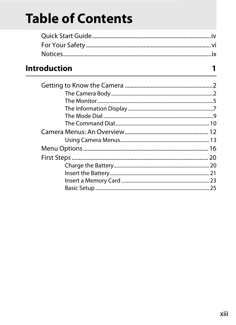 Nikon COOLPIX-A User Manual | Page 13 / 278