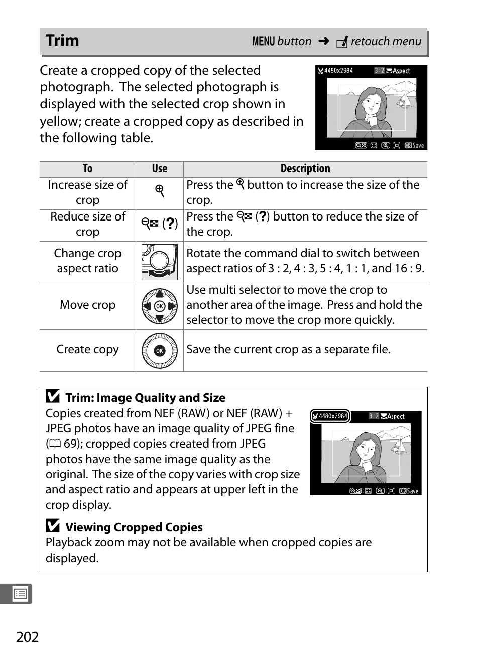 Trim | Nikon COOLPIX-A User Manual | Page 222 / 278