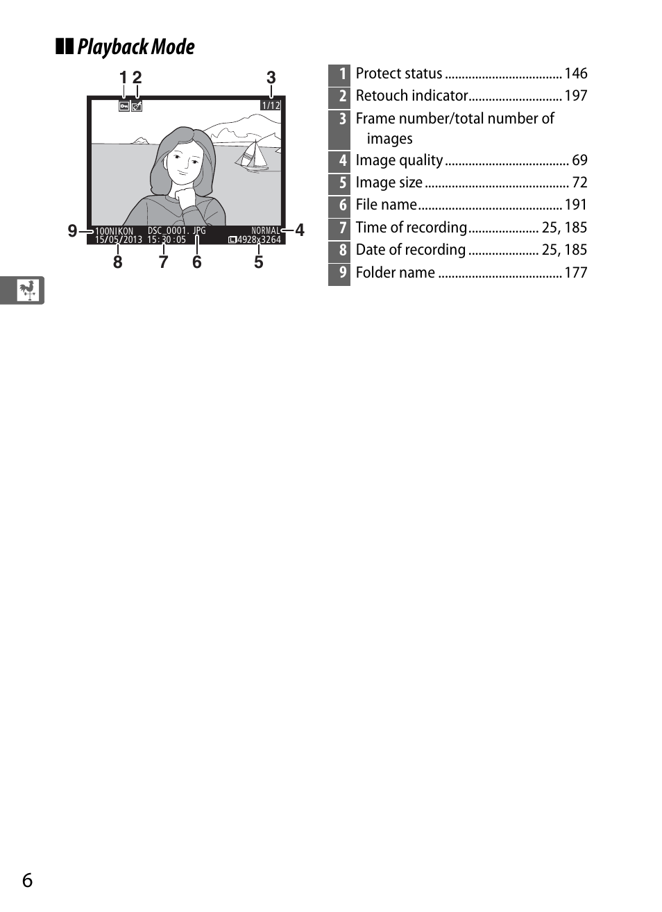 Playback mode | Nikon COOLPIX-A User Manual | Page 26 / 278