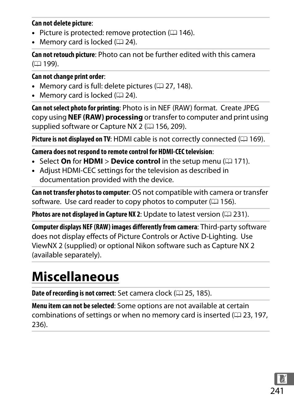 Miscellaneous | Nikon COOLPIX-A User Manual | Page 261 / 278