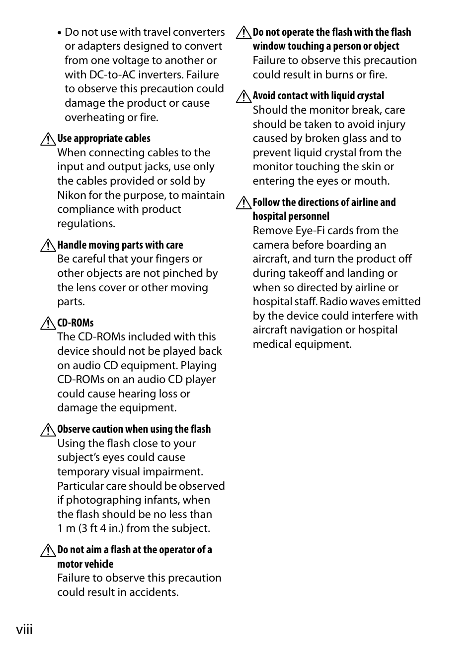 Nikon COOLPIX-A User Manual | Page 8 / 278