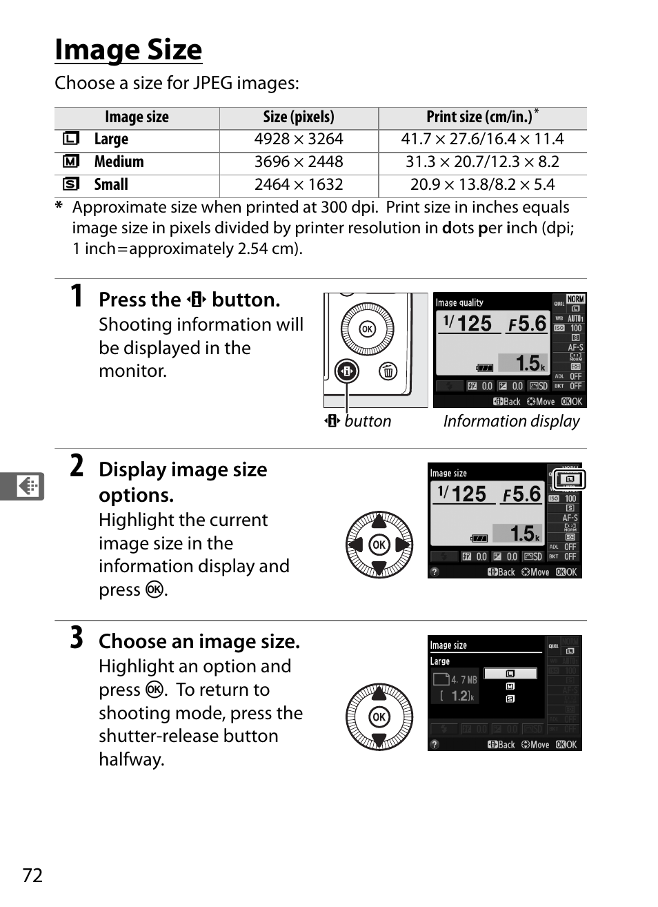 Image size | Nikon COOLPIX-A User Manual | Page 92 / 278