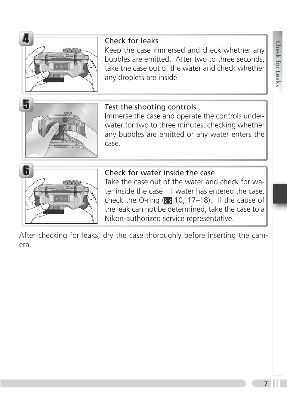 Nikon WP-CP3 Coolpix 4600-5600 User Manual | Page 15 / 80