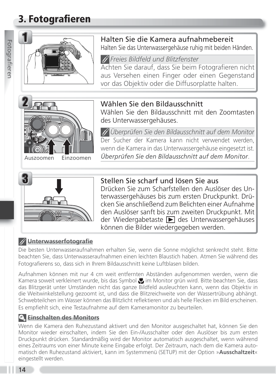 Fotografi eren | Nikon WP-CP3 Coolpix 4600-5600 User Manual | Page 48 / 80
