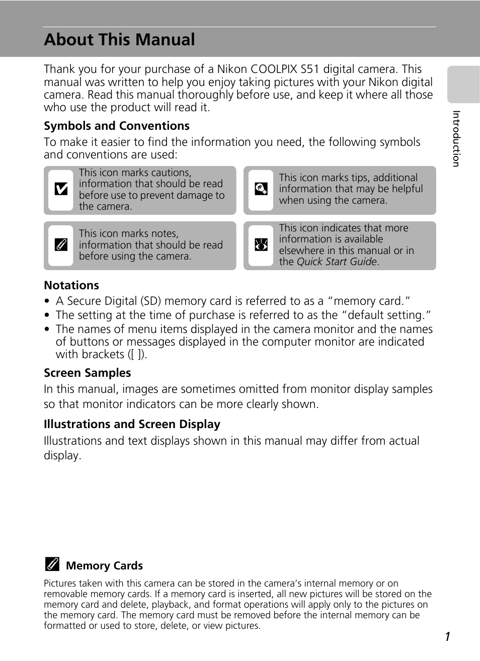 About this manual, Cl j k | Nikon S51 User Manual | Page 13 / 151