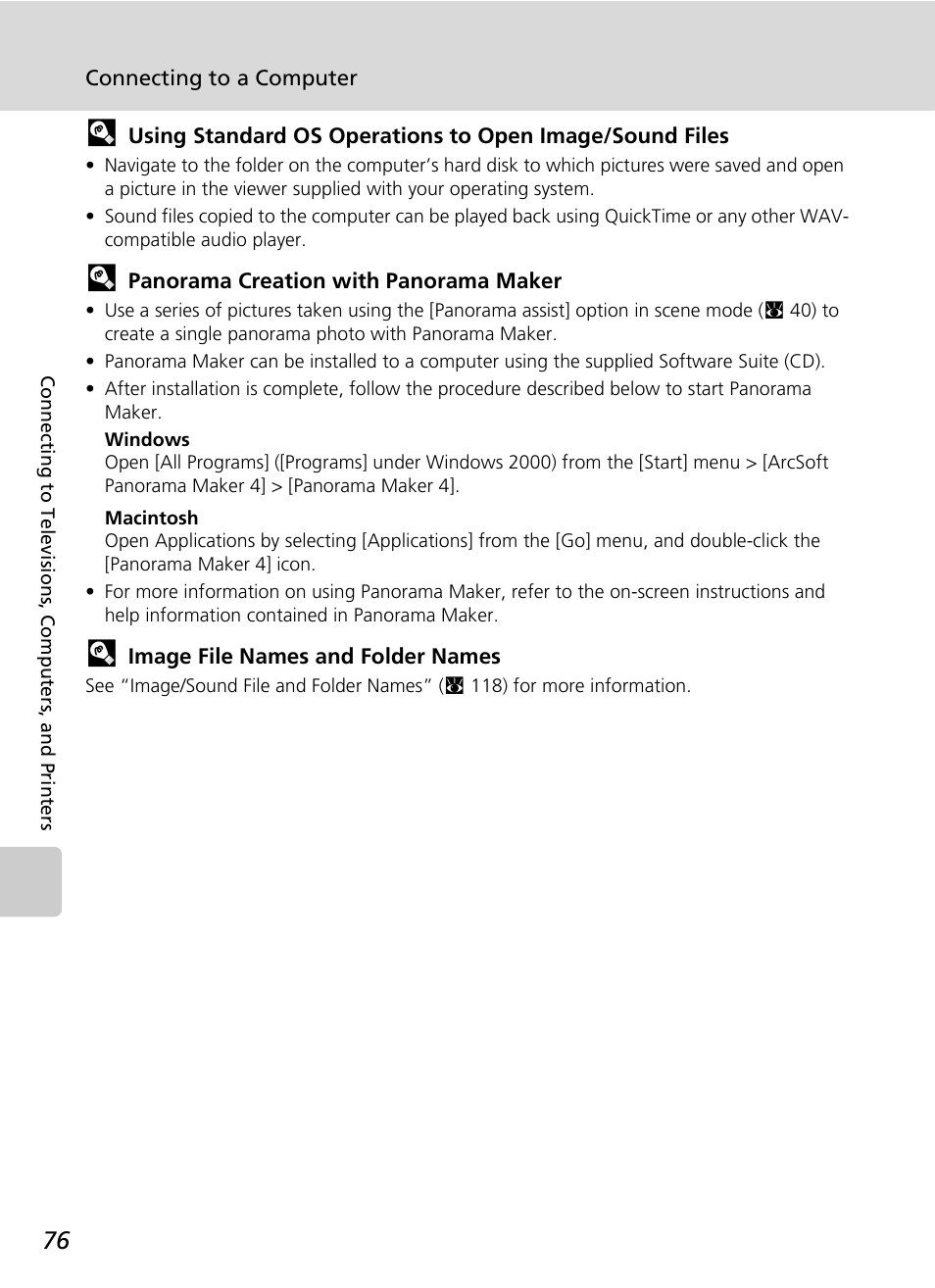 C 76) | Nikon S51 User Manual | Page 88 / 151