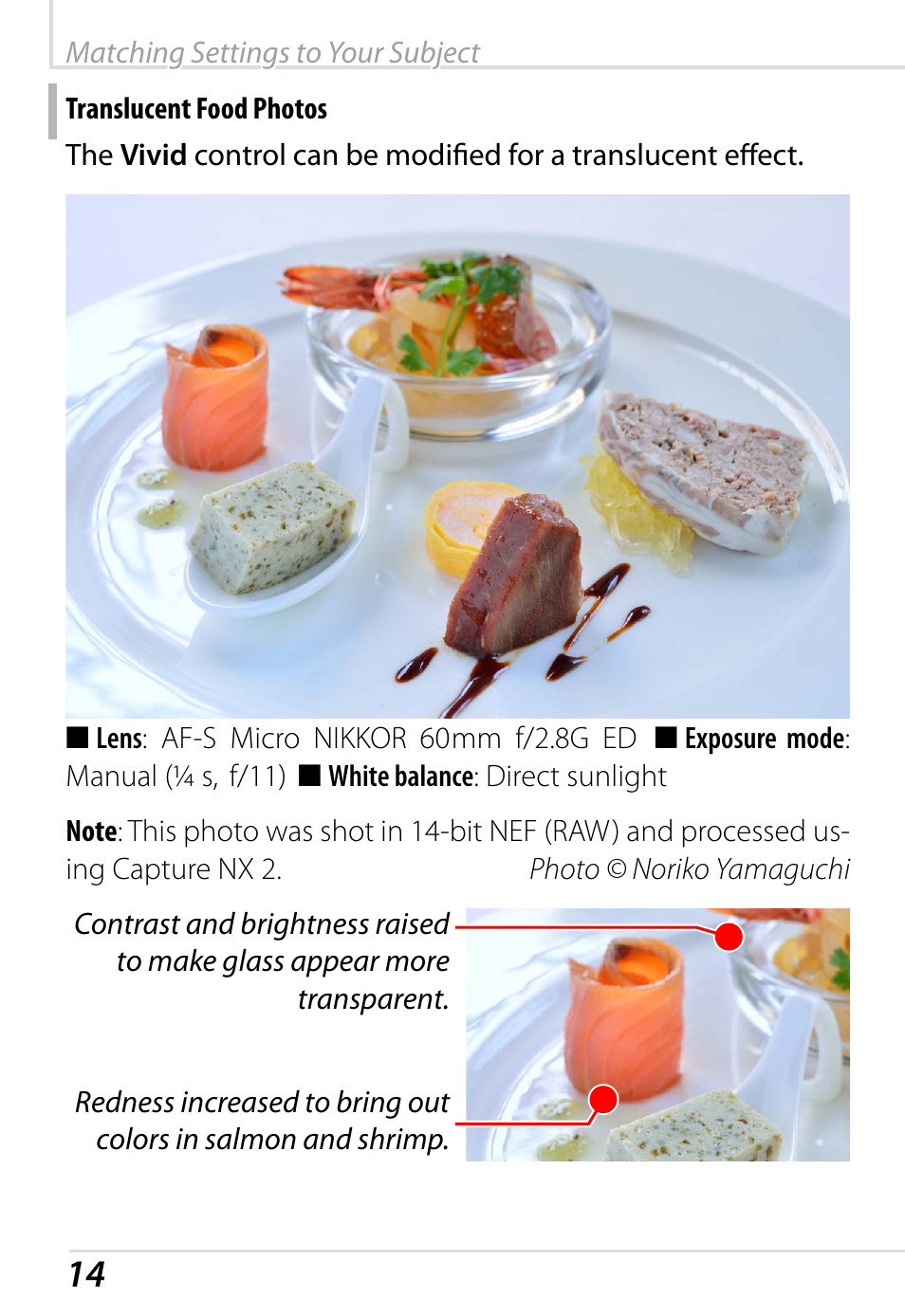 Translucent food photos | Nikon D800 User Manual | Page 16 / 48