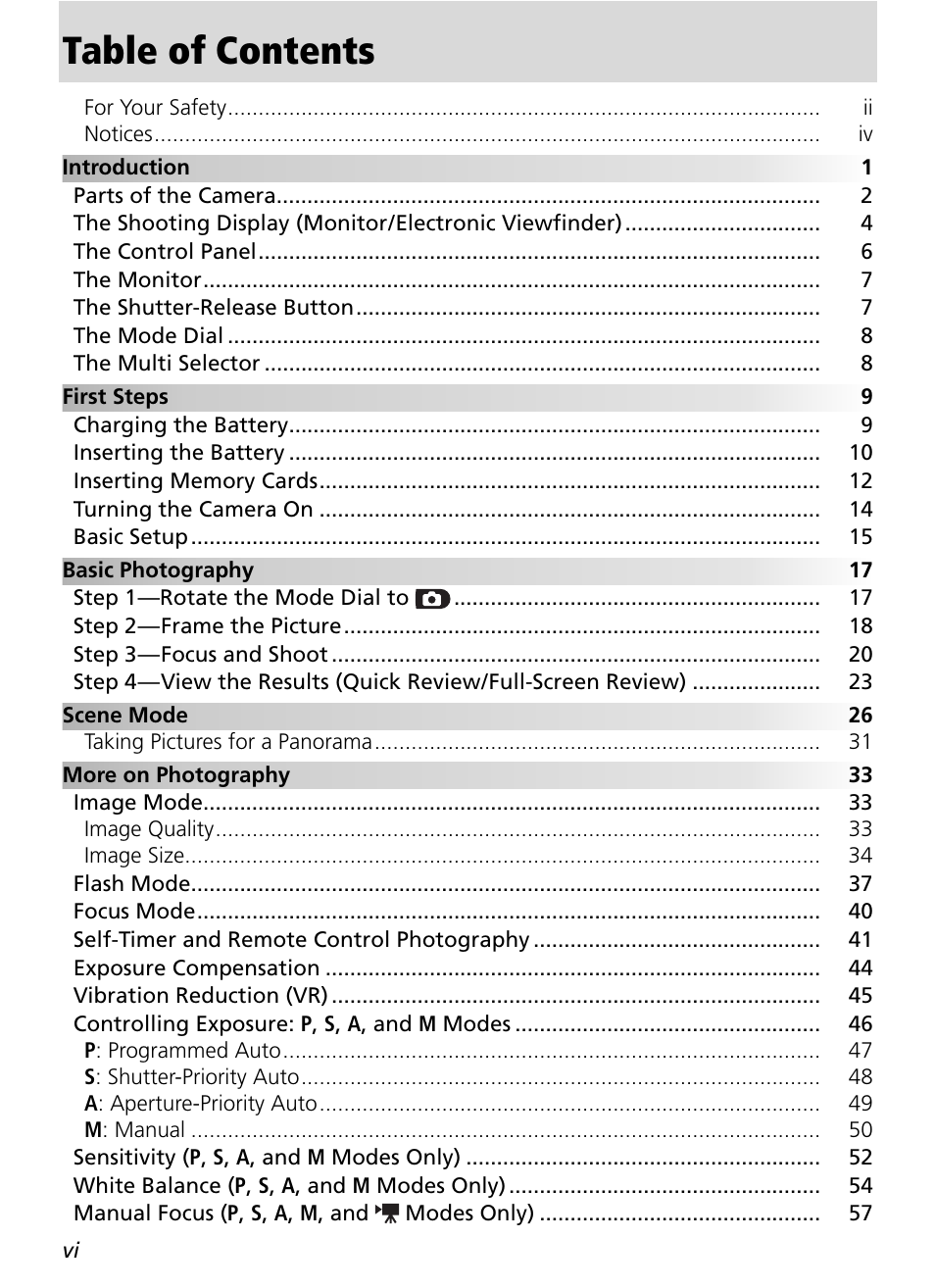 Nikon 8800 User Manual | Page 8 / 170