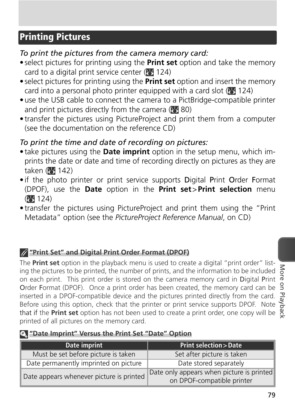 Printing pictures | Nikon 8800 User Manual | Page 89 / 170