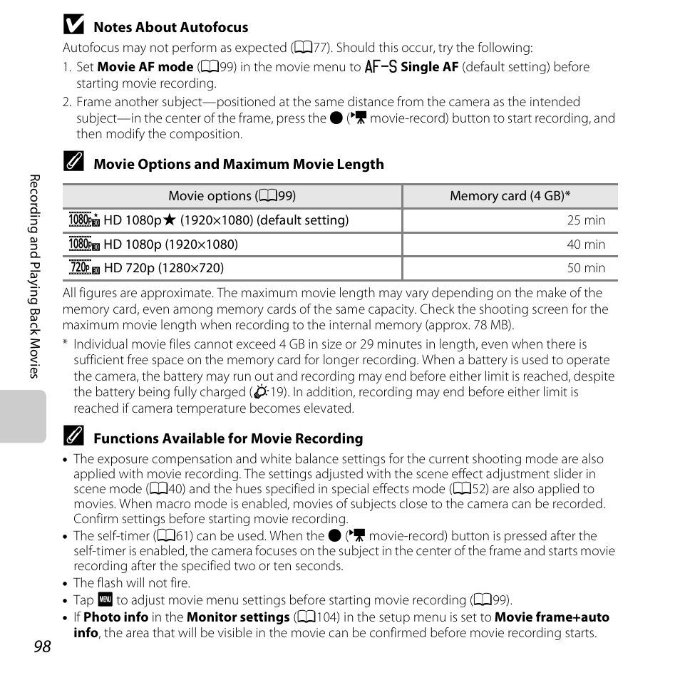 Nikon S6400 User Manual | Page 116 / 280